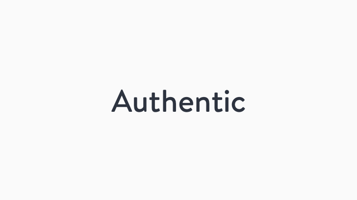 Authentic